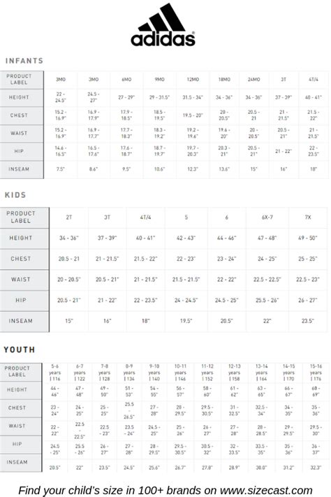 adidas youth size chart apparel|adidas youth size conversion chart.